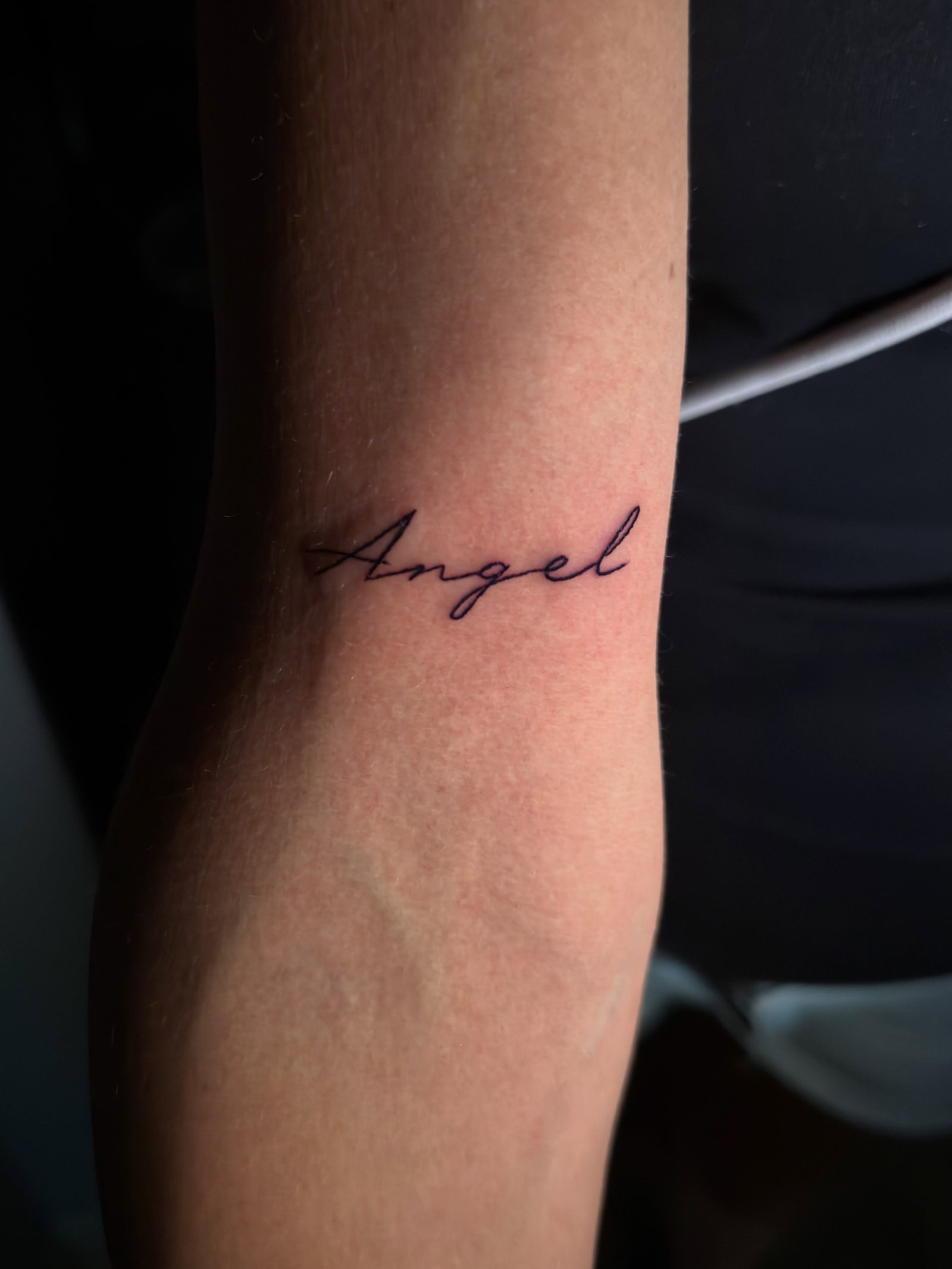 Lettering de línea fina